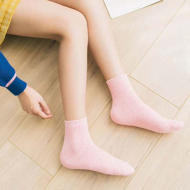 1 пара новых детских носков зимняя Толстая теплая шерсть махровые Полотенца Для женщин носки Винтаж рождественские однотонные цветные носки подарок милые Sokken