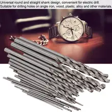 25 шт. сверла немного нержавеющая сталь скручивает сверло Набор для сверления отверстий часы Ремонт деревообрабатывающий инструмент для часовщика b