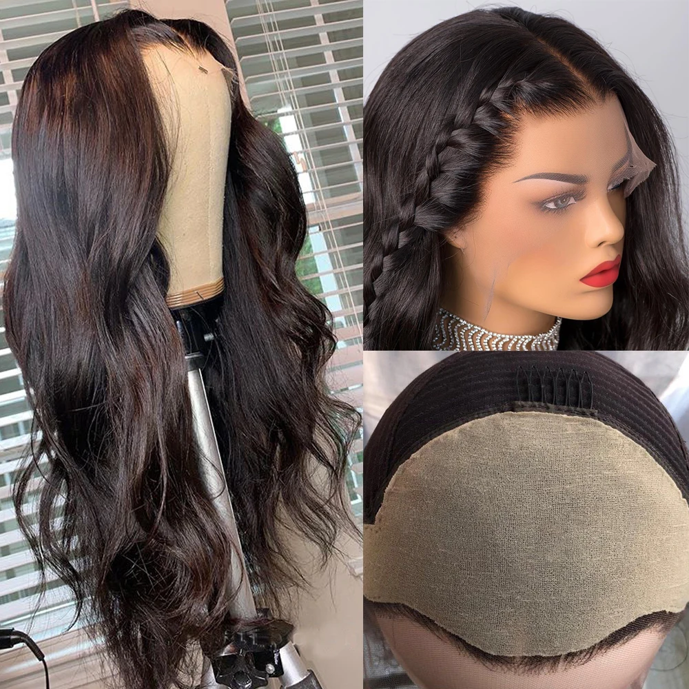 

Fake Scalp Wig 13x6 Lace Frontal Brazilian Body Wave Invisible Lace Front Wigs With Baby Hair Pre Plucked Lace Wig Remy Hair