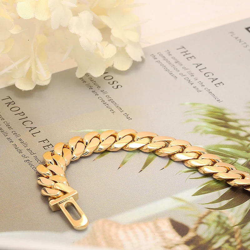 Aeawモアッサナイト高級キューバ縁石マイアミリンクチェーン