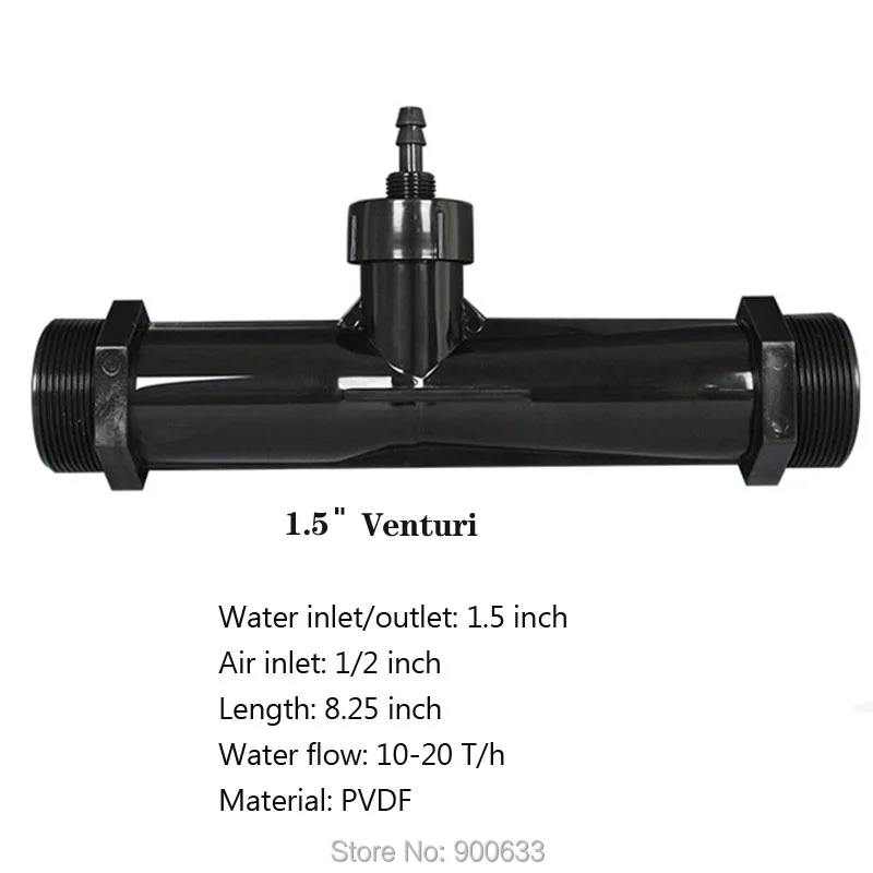 1.5'' Male Thread Hot Tub Spa Ozone Injector PVDF Venturi HH-S05 | Бытовая техника