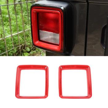 

Taillight Cover Trim Tail Lamp Light Decoration Sticker for Jeep Wrangler JL 2018 2019 Halogen Lamps ABS Chrome Car Accessories