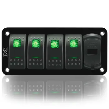 

Car Rocker Switch Panel Boat Marine Truck Water-resistant 12V / 24V IP67