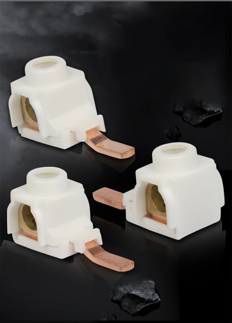 1 pieces C45 busbar terminal block 100A terminal block straight elbow busbar circuit breaker distribution box terminal block