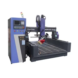 Vendas quentes 4 eixos cnc roteador de madeira 1325 cnc móveis escultura roteador, 3d carpintaria máquina cnc com 7.5kw mesa vácuo
