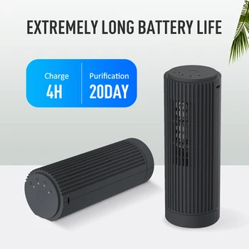

Car Air Purifier Portable Negative Lon Generator Low Noise Air Freshener Fresh Portable USB Design For Car Indoor Desktop Office