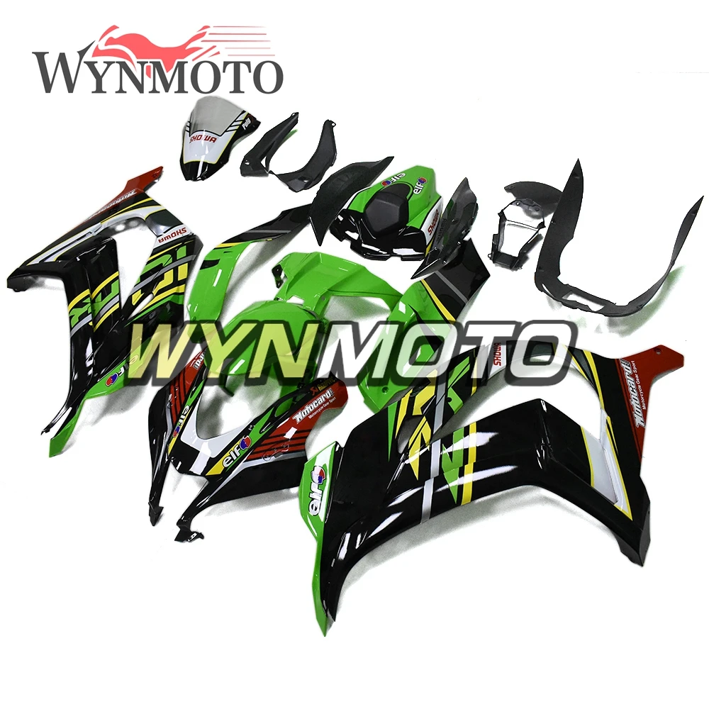 

Full Fairing Kit For Kawasaki ZX-10R ZX10R 2016 2017 2018 2019 Motorcycle ABS Plastic Injection Bodywork Elf Green Black Cowling