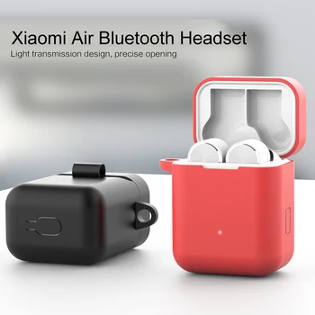 

Dustproof wireless earphone protection cover case for Air bluetooth silicone protective sleeve drop-proof storage box for Xiaomi