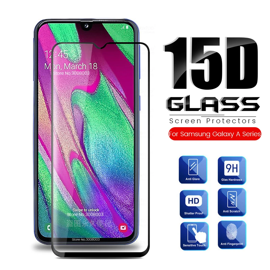 

phone screen protective glass protector film for samsung galaxy a10 a20 a20e a30 a40 a40s a50 a60 a70 a80 a90 2019 accessories