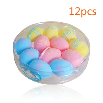 

DIY Toys Easter Egg Children's Creative Handmade Cartoon Painted Eggshell Plastic Craft With Rope Hanging For Kids Gifts