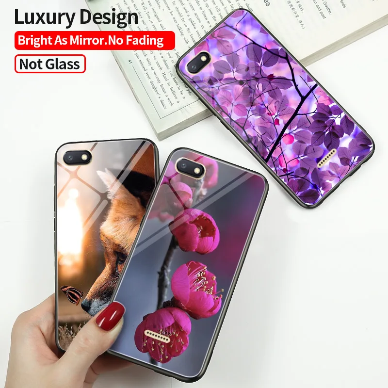 

FOR Xiaomi Redmi Note 7 Case Redmi Note 5 6 5A Prime Pro Cover Glossy Funda Redmi 7A 7 5A 6 Pro 6a 5 Plus PC+TPU Coque