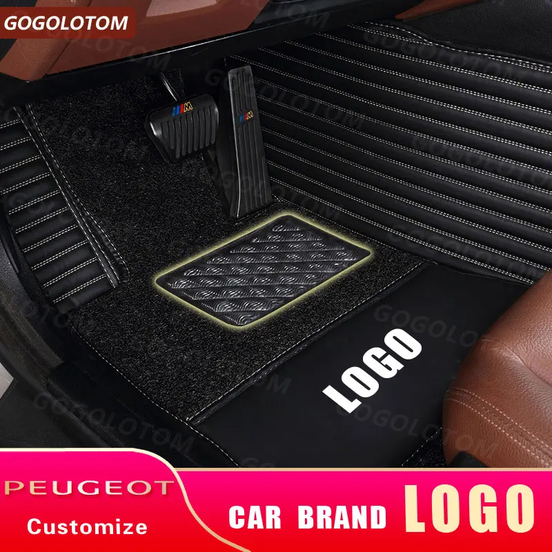 Автомобильные коврики на заказ для Peugeot 3008 4007 4008 5008 607 RCZ Limusina Monospace MPV SUV Saloon coupe