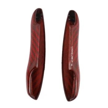 

Red Real Carbon Fiber Case Remote Fob Key Cover Fit for Cayenne Panamera 971