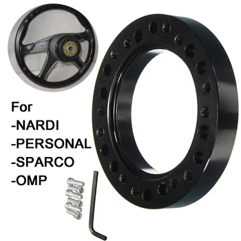 

New Black Steel Ring Wheel Hub Adapter Spacer Kit For NARDI for PERSONAL