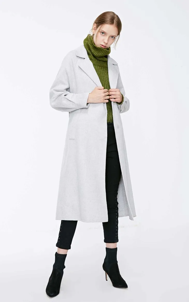 Vero Moda женское новое шерстяное пальто с отворотом и рукавами | 318327524
