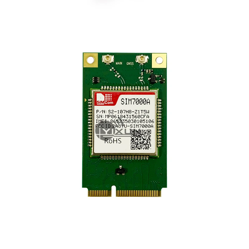 

SIMCOM SIM7000A NB-IoT MINI PCIE Module B2/B4/B12/B13 LTE CAT-M1(eMTC) GNSS (GPS,GLONASS ) competitive with SIM900 SIM800