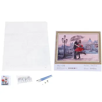 

DIY Digital Oil Painting By Number Kit Kissing Lovers & 16X20Inch Paint By Number Kit DIY Digital Oil Acrylic Cute Pig