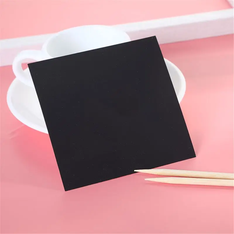 24 Sheets Scratch Paper Rainbow Painting Sketch Pads DIY Art Craft Scratchboard 2