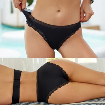 

Women Sexy Lace Panties Seamless Underwear Breathable Briefs for Girls Sexy Lingerie Fashion Low Waist Underwear Intimates M-XL