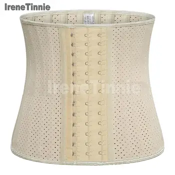 

Irene Tinnie Short Latex Waist Trainer Corset 25 Steel Bones Shapewear Body Shapers Women Corset Slimming Belt Waist Shaper