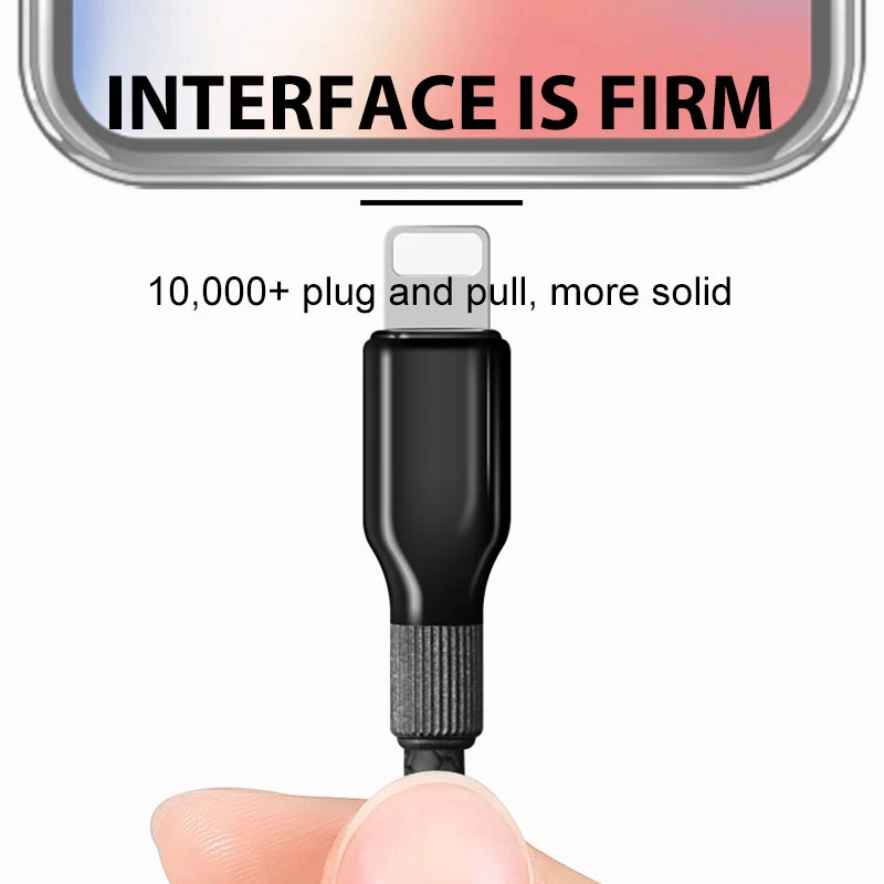 Кабель Micro USB iONCT 3A для iPhone X XR XS Max 8 Plus type C samsung S9 Xiaomi huawei кабель быстрой зарядки