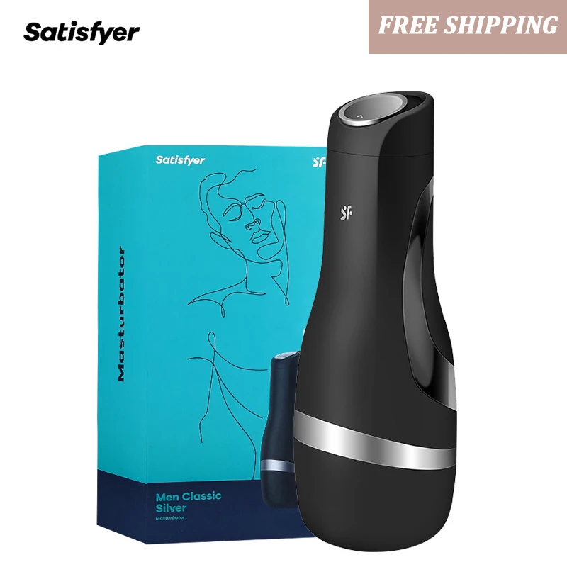 Satisfyer Мужской мастурбатор сильное всасывание искусственная вагина Мягкий TPE