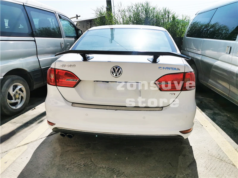 Используется для Volkswagen Jetta MK6 спойлер 2012 13 14 15 16 17 18 лет заднего крыла арматура Клея Аксессуары без перфорации