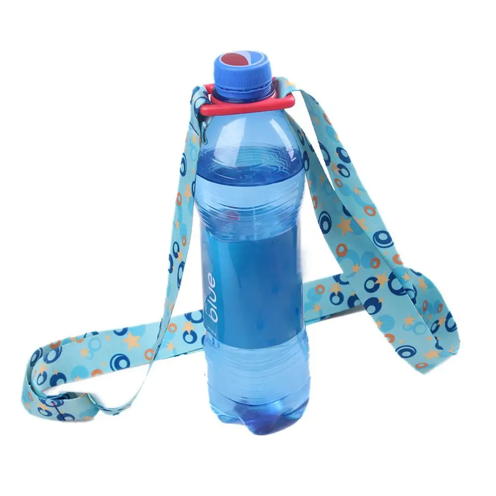Бутылка для детей, держатель с регулируемым плечевым ремнем, переносная сумка-переноска для бутылок, сумка-слинг, складывается в сумке для удобного хранения - Цвет: A