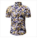 Модная мужская рубашка, Повседневная, приталенная, деловая, официальная, короткий рукав, рубашка, летняя, мужская, одноцветная, Chemise Homme, Азиатский Размер 3XL