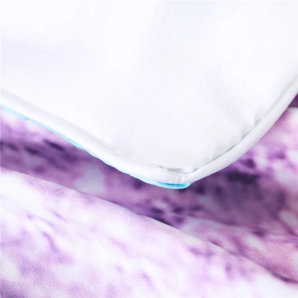 Blesslive набор постельного белья с разноцветными блестками для девочек Бирюзовый синий розовый пастельные цвета Блестящий пододеяльник 3 предмета трендовые покрывала