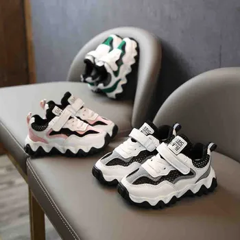 

Toddler Infant Kids Baby Girls Boys Shoes Mesh Sports Casual Fashion Sneakers Mixed Color matching single mesh soft Sole Shoes