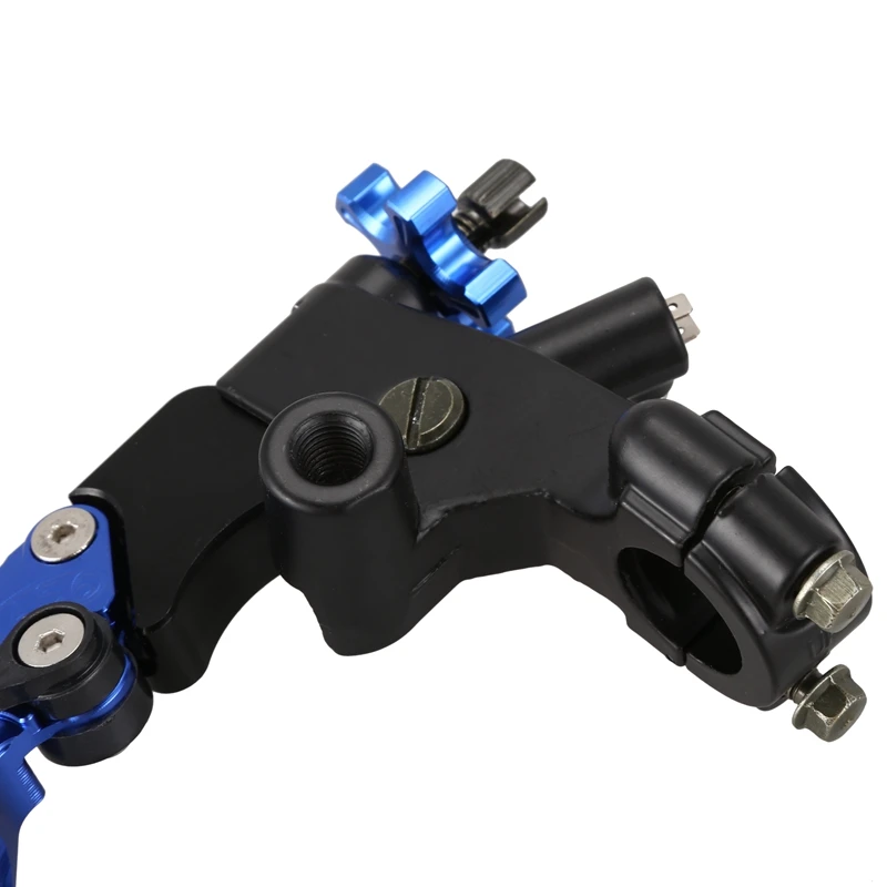 BMDT-Universal Motorcycle 7/8 inch CNC Brake Clutch Master Cylinder Lever Set Reservoir