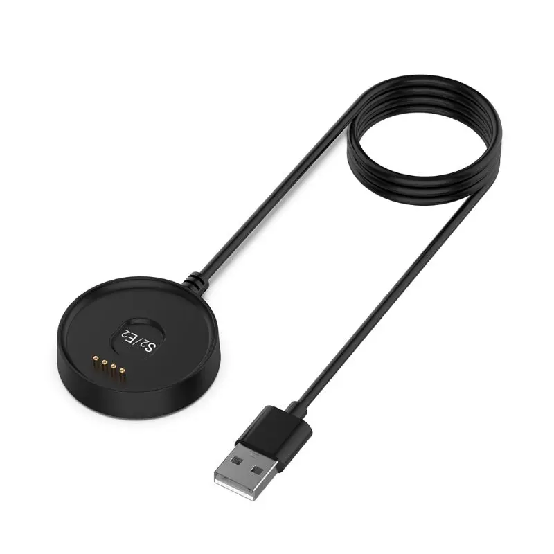 USB Смарт-часы зарядное устройство с 1 м USB данных и зарядный кабель для Ticwatch E2/S2 D08A