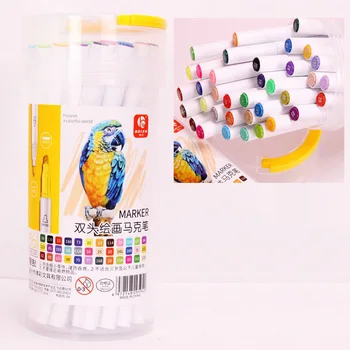 

36 Colors Art Marker Pen Set Dual Headed Artist Sketch Oily Alcohol Based Markers For Manga Drawing Twin Brush Pen Art Supplies