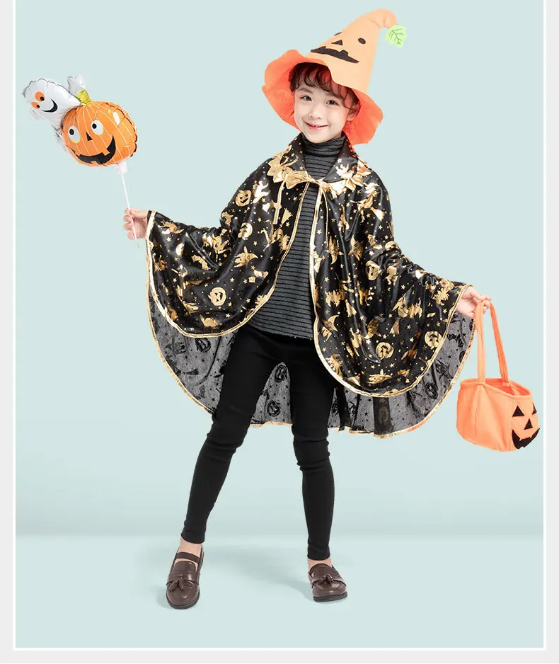 Cosplay Anime Clothing Children Halloween Stage Performance Set Character Playing Parties Clothes
