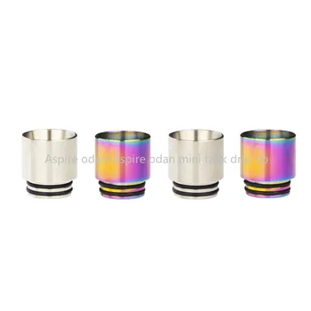 

Aspire Odan Tank Stainless Steel 810 Drip Tip Aspire Odan Mini Tank Anti-Heating Wide Bore Mouthpiece