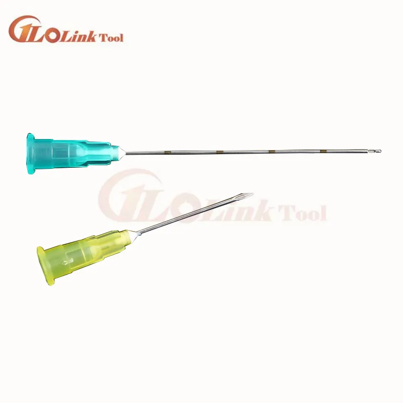 Disposable Cannula Dispensing Needle Surgical Needle Tool Fine Micro Cannula Needle Tips 25G/27G/30G Plain Ends Notched Endo needle tip Syringe 2pcs/pack * 10 packs Tool Parts