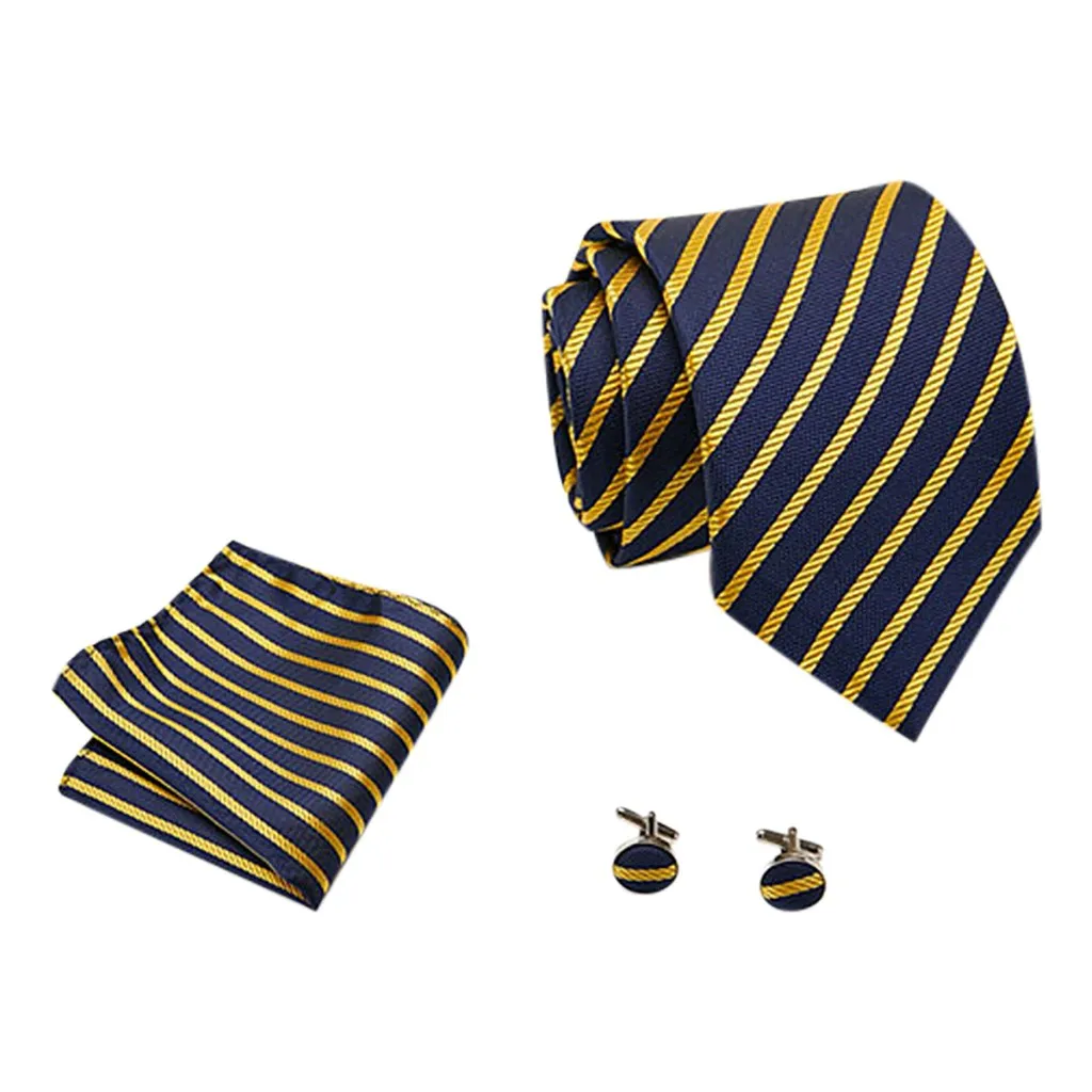 C Мужская мода, многоцветная Подарочная коробка, галстук, костюм, деловое платье, свадебный стиль, галстук, высокое качество, Шелковый тканый галстук на шею, костюм, Свадебная вечеринка - Цвет: C