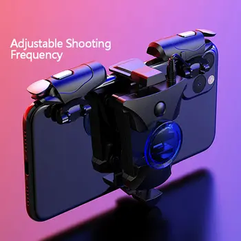 

Bevigac Universal Mobile Game Controller Shooting Frequency Cell Phone Gamepad Joypad Trigger for PUBG Eat Chicken Games