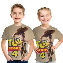Игрушка из фильма «История 4», футболка с 3D принтом форки, футболка, футболки для мальчиков и девочек, футболка с короткими рукавами, детская одежда