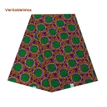 Африка Анкара полиэстер воск принты ткань бинта реальные воск высокое качество 6 ярдов африканская кружевная ткань для вечерние платье FP6250