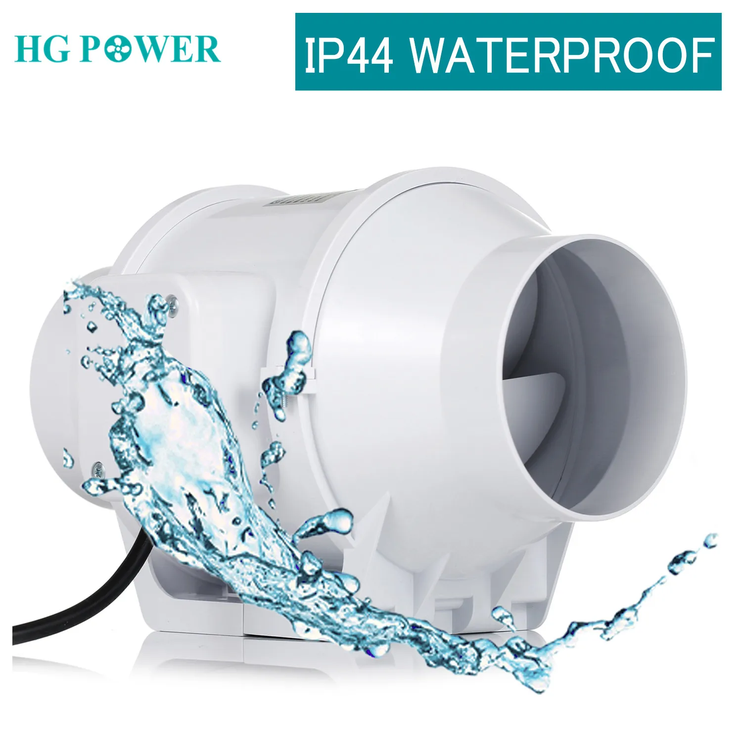 Exaustor de ar do Ventilador para a Ventilação Silencioso do Duto de 220 v para o Sistema de Ventilação do Banheiro do Banheiro Ventilador Inline Highflow Casa Polegada 5