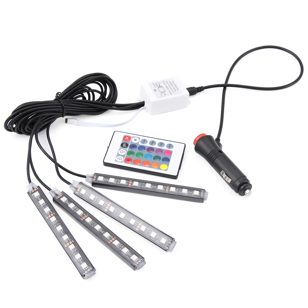 Car RGB LED Neon Interior Light Lamp for bmw x5 e70 honda crv golf 4 vw range rover evoque seat leon mazda mk5 | Автомобили и
