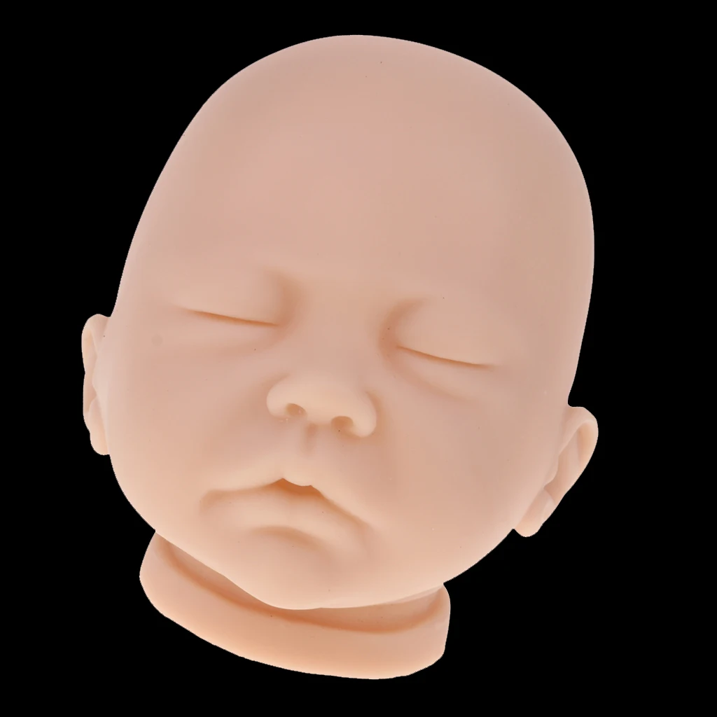 Details about   Soft Silicone Realistic Baby Doll Head Sculpt Carving Mold 20inch Reborn Blank 