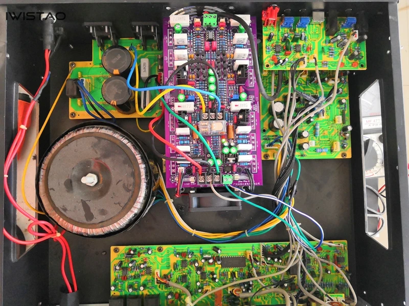 Iwistao 2X300 Вт HIFI стерео дискретный компонент питания готовая Плата усилителя дифференциального усиления вход WY2963/WK5688 Outp