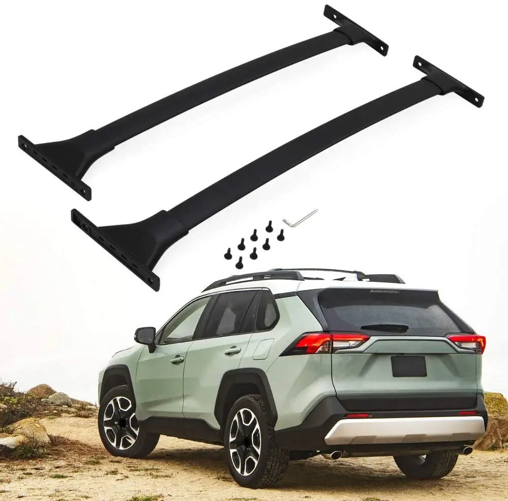 2pcs Aluminium Crossbar Cross Bar Roof Rail Rack Luggage Cargo Carrier