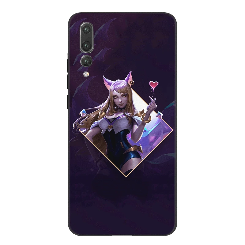 Мобильный чехол для телефона huawei Honor Note 10 View 20 6A 7A 7C 7X8 8X 8C 9X9 Lite Pro Cover League of Legends Akali