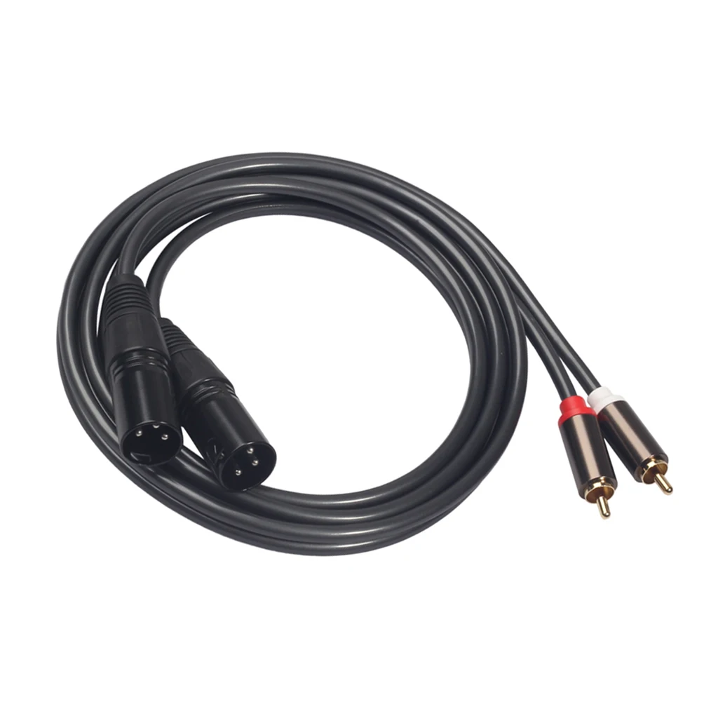 Аудиокабель Audiophile 2 RCA штекер XLR Женский аудио удлинитель Кабель 3Pin|Детали и