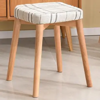 

Creative Small Stool, Household Cloth, Dressing Stool, Fashionable Dressing Stool, Dining Room, Bench, Solid Wooden Dining Stool