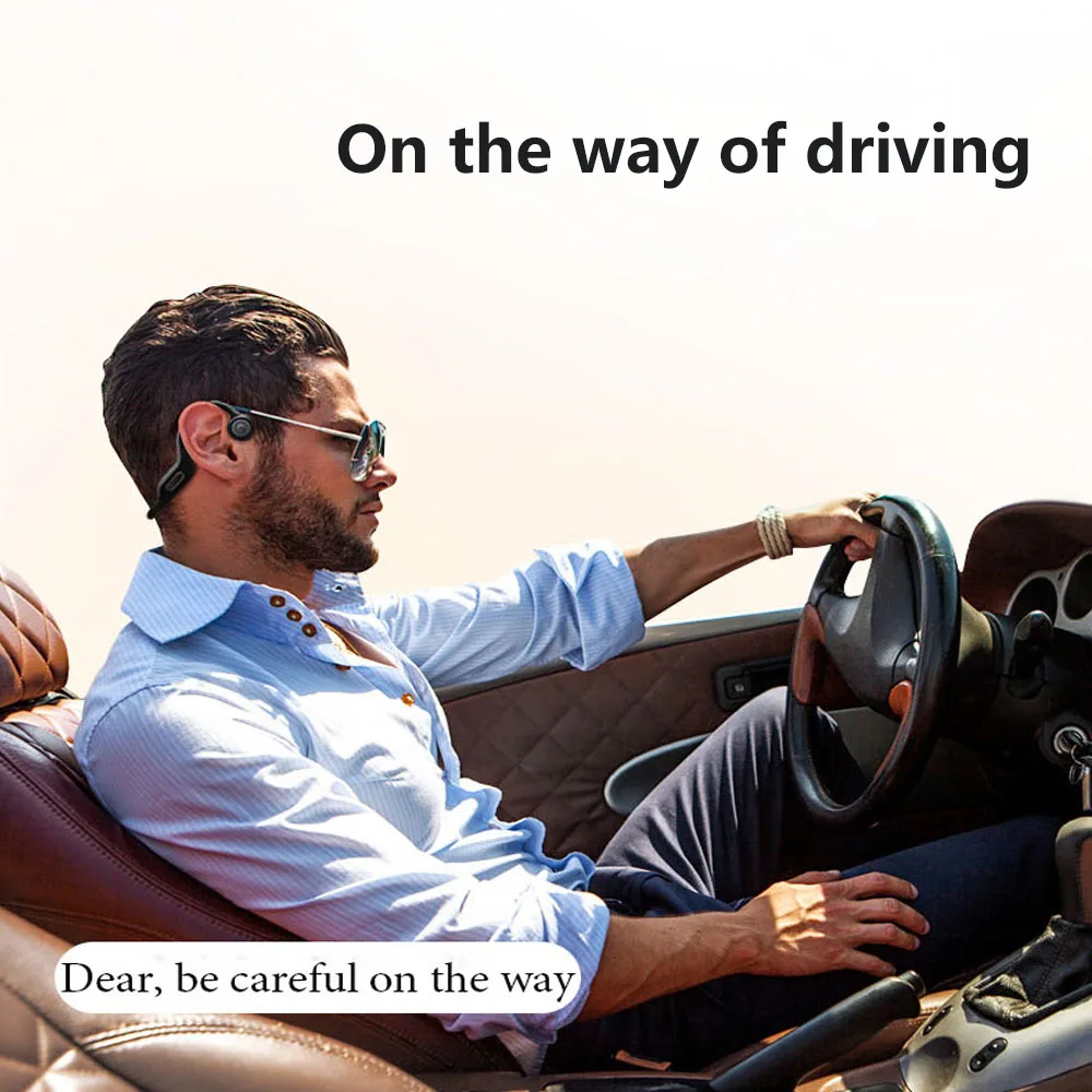 TWS Bluetooth Headset Wireless Sports Running Earphone Bone Conduction Stereo bass Hands-free with microphone For All phones